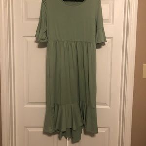 Ruffle Hem Midi Large